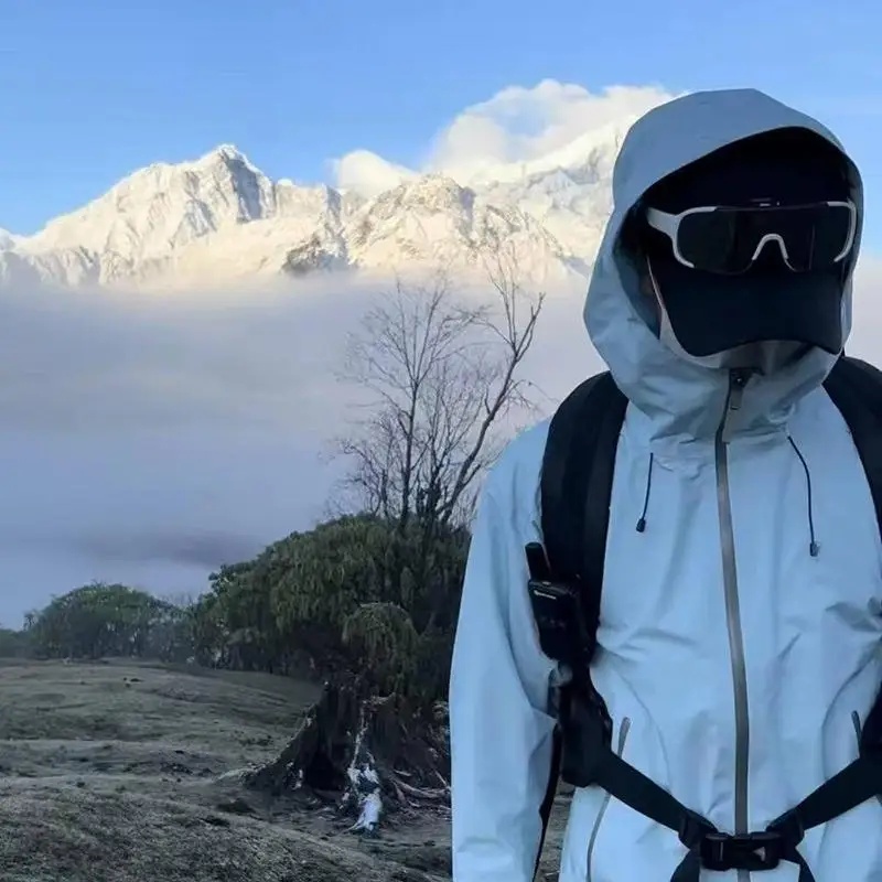 Mountain Biking Jacket - ARCロゴなしレインコート レインジャケット スポーツクライミング 防風 防水 3層