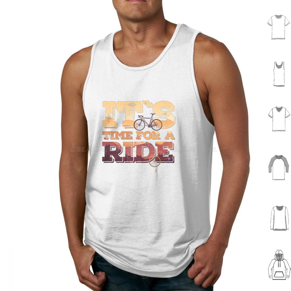 Mountain Biking Helmet Kids - It's Time For A Ride タンクトップ