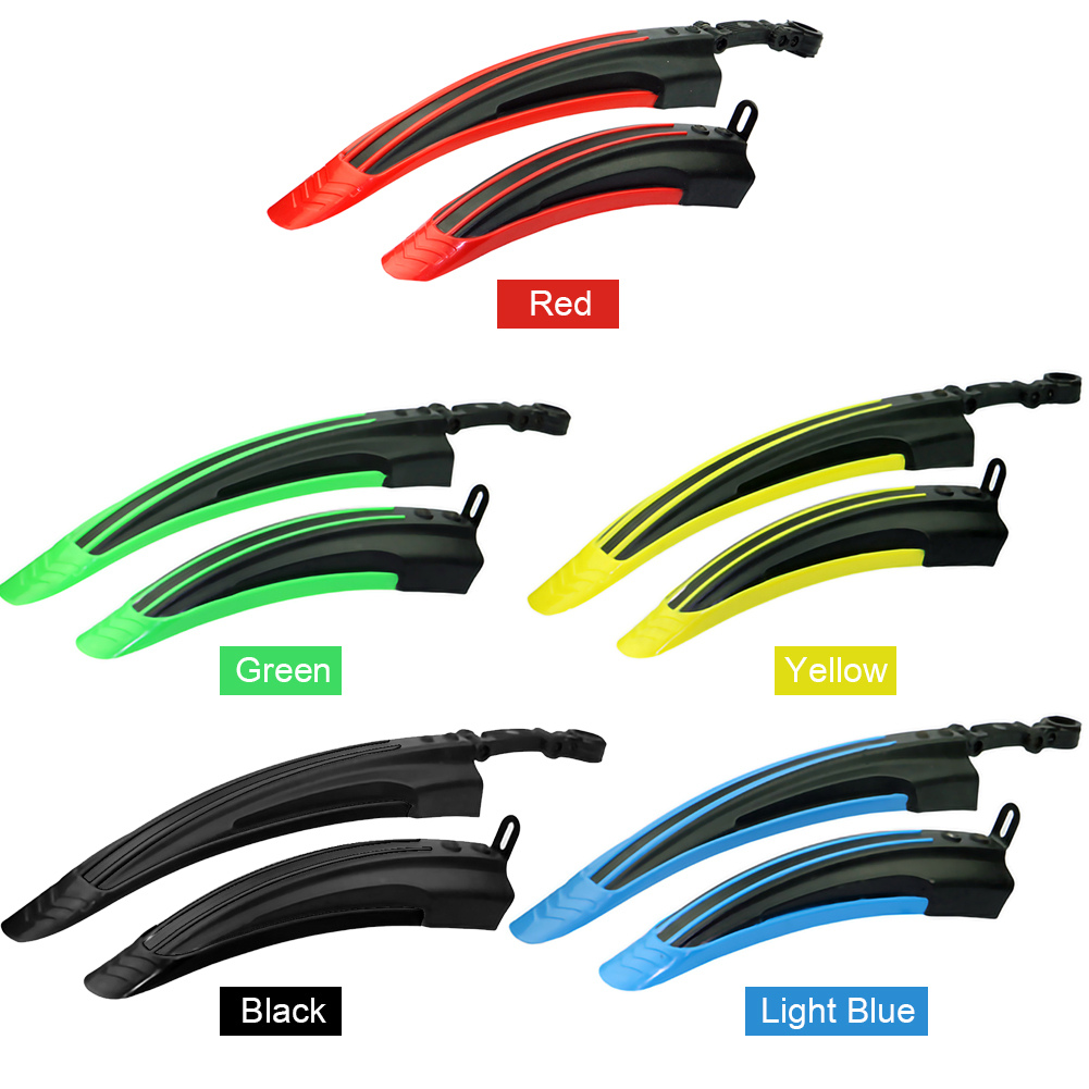 Mountain Biking Equipment - マウンテンバイクのフロントとリアのマッドガードウィングセット,サイクリング用品,マウンテンバイク,自転車,2個