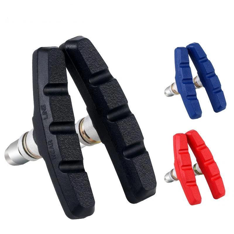 Mountain Biking Pads - マウンテンバイク V ブレーキパッド 非変形ユニバーサルステンレススチールラバー 1 ペア