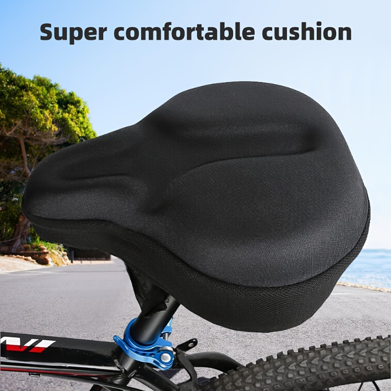 Mountain Biking Pads - 自転車シートカバー,マウンテンバイクシートカバー,シリコンクッション,耐摩耗性,黒