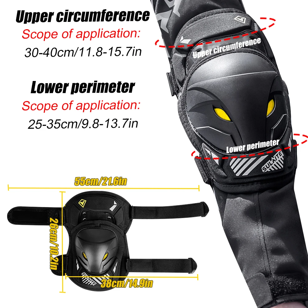 GOMOREON 1 ペアオートバイ電動自転車膝肘ガードパッ - Mountain Biking Elbow Pads のレビューと価格