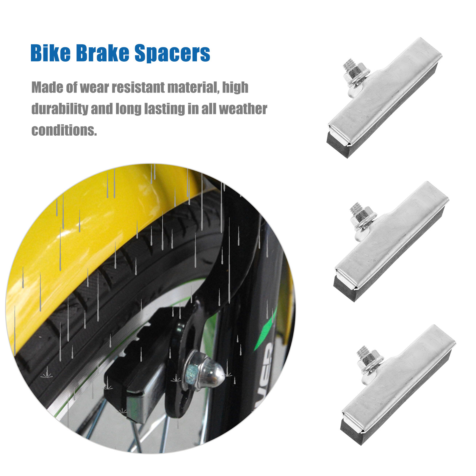 10個入り 自転車用ブレーキパッド、金属とゴムの複合素材、耐 - Mountain Biking Pads のレビューと価格