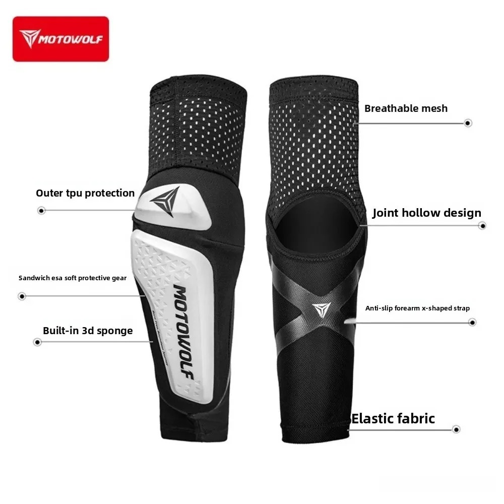 バイク用エルボーパッド 伸縮性 通気性 MTB サイクリング - Mountain Biking Elbow Pads のレビューと価格