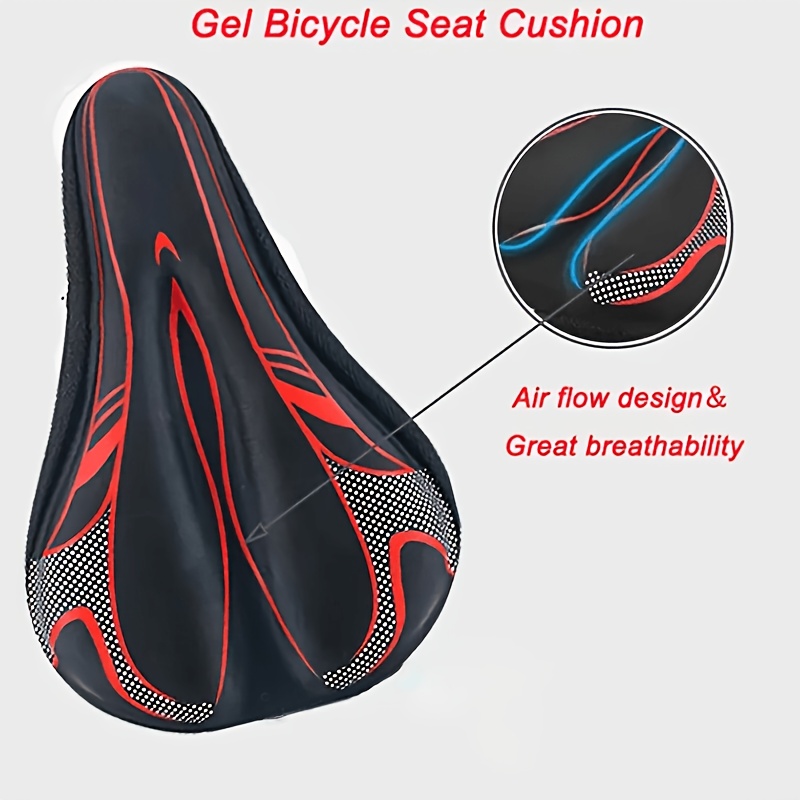 調整可能なジェルパッド入り自転車シートカバー、マウンテンバイ - Mountain Biking Pads のレビューと価格
