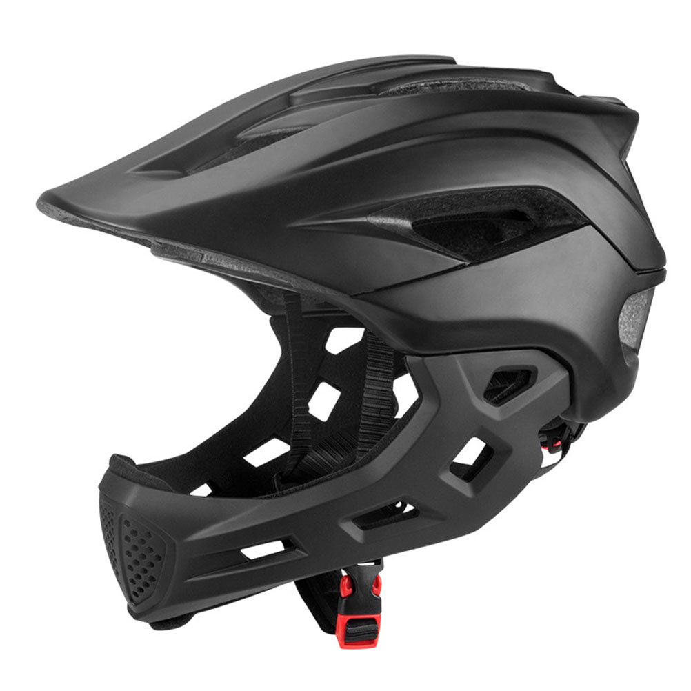 子供用の取り外し可能なチンガード付きフルフェイスバイクヘルメ - Mountain Biking Helmet Kids のレビューと価格