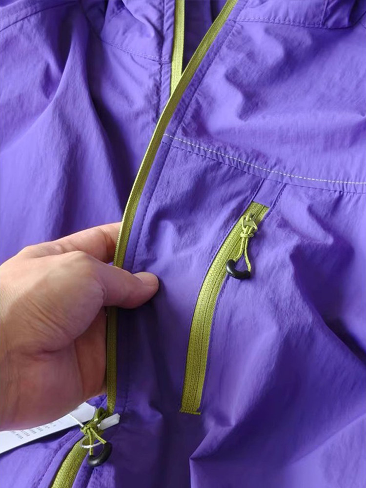 メンズアウトドア軽量速乾帽子日焼け防止服夏用薄手防水アウトド - Mountain Biking Jacket のレビューと価格