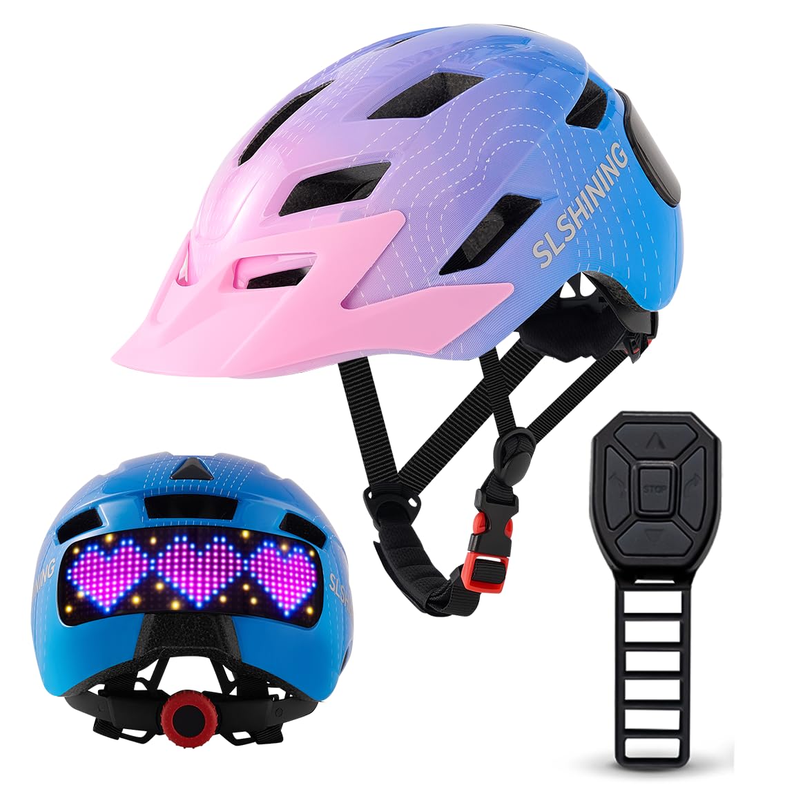 充電式LEDディスプレイ自転車ヘルメット 新型デュアルスポー - Mountain Biking Helmet Kids のレビューと価格