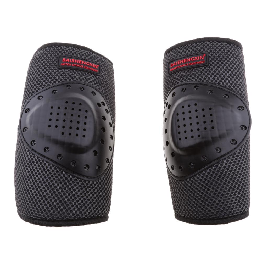 膝肘パッドセット衝撃吸収保護具オートバイエンデューロBMXマ - Mountain Biking Elbow Pads のレビューと価格