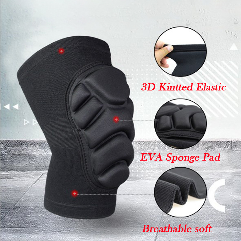 通気性のあるMTB膝プロテクター1組、滑り止めバスケットボー - Mountain Biking Elbow Pads のレビューと価格