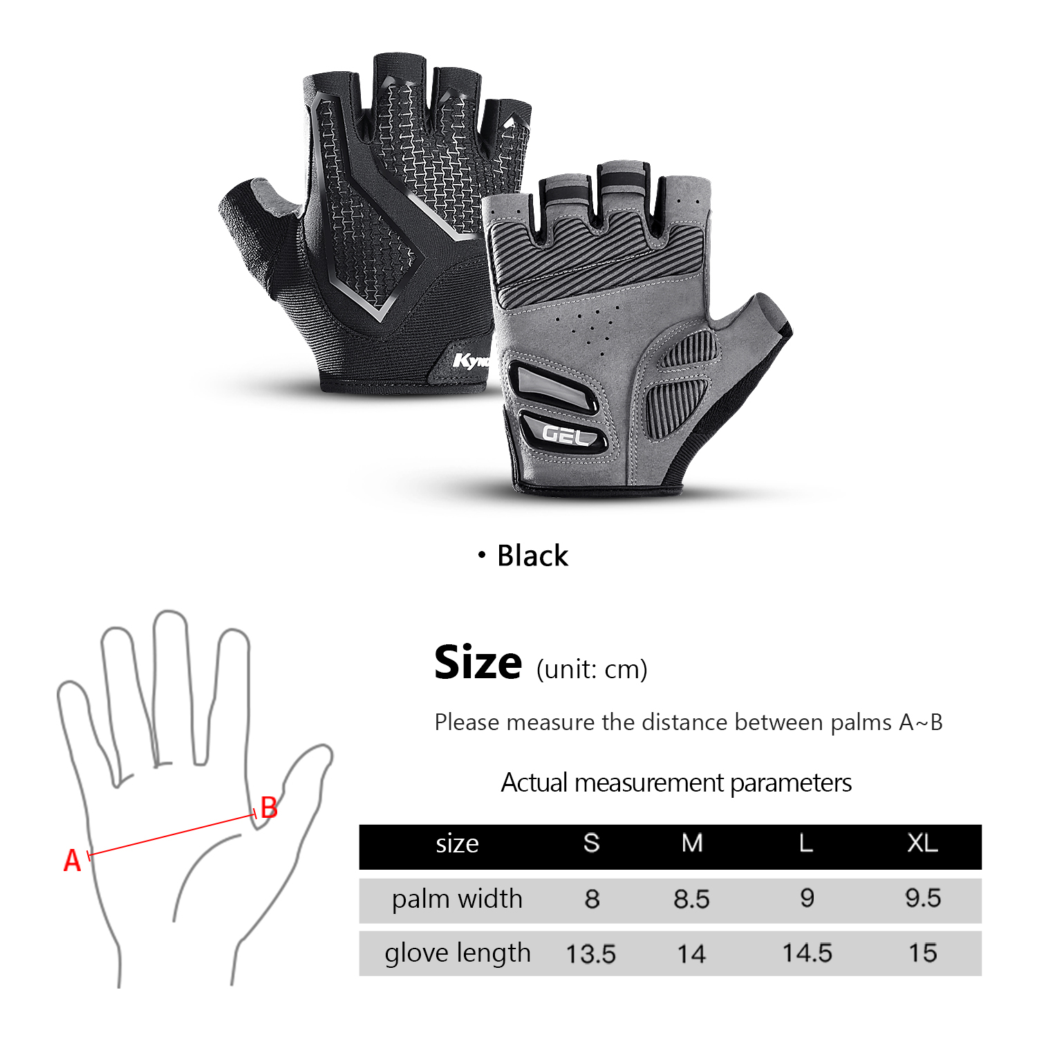 Kymc ハーフフィンガーサイクリンググローブ、ジェル衝撃吸 - Mountain Biking Elbow Pads のレビューと価格