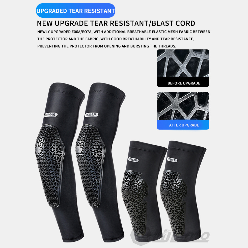 Vemar-オートバイ用ニーエルボーパッド,チルドニーパッド - Mountain Biking Elbow Pads のレビューと価格