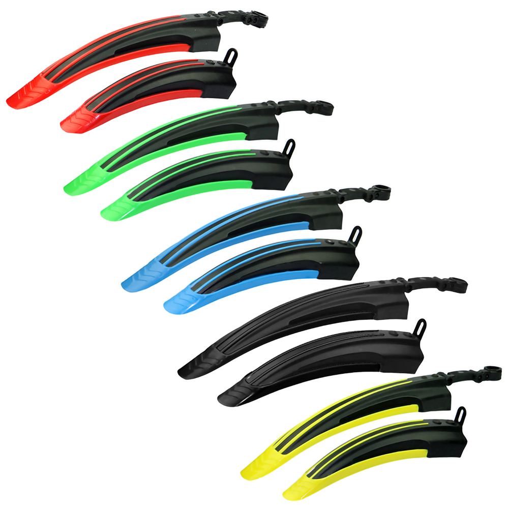 マウンテンバイクのフロントとリアのマッドガードウィングセット - Mountain Biking Equipment のレビューと価格