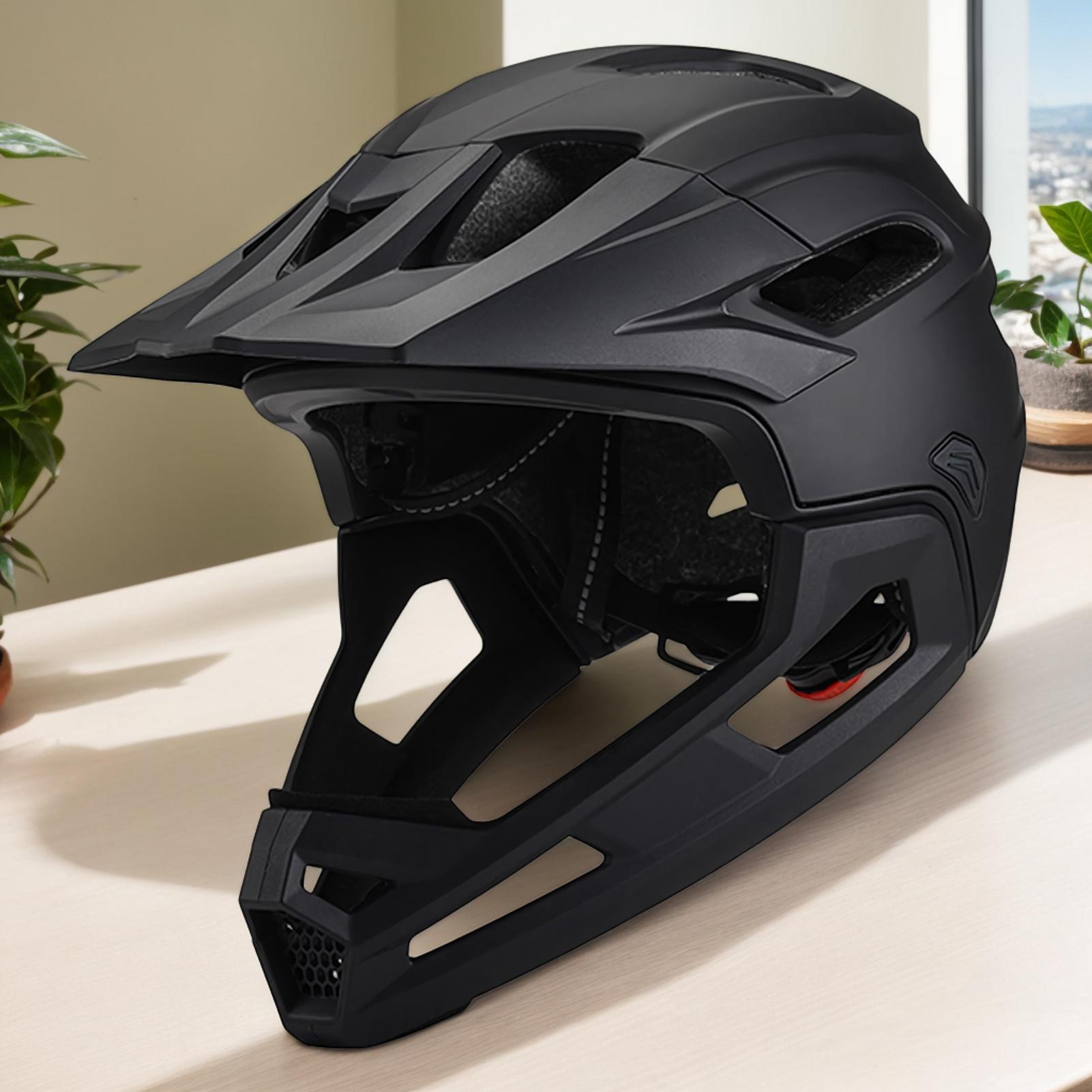 バイクヘルメット自転車マウンテンバイクヘルメットフルフェイス - Mountain Biking Helmet Kids のレビューと価格