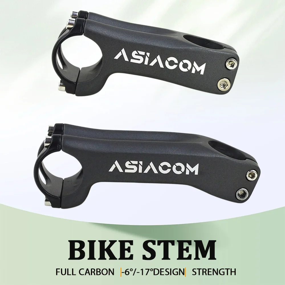 ASIACOM フルカーボンステム -6 ° /17 °   - Mountain Biking Logo のレビューと価格
