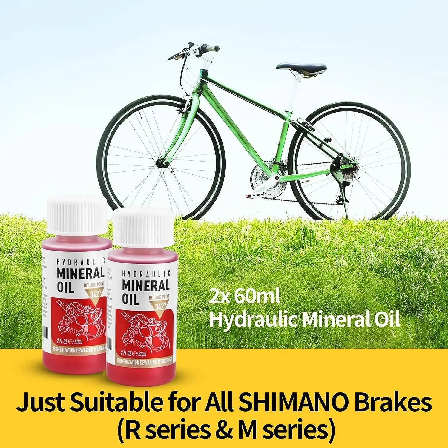 自転車ブレーキミネラルオイル 60ML バイク油圧ディスクブ - Mountain Biking Equipment のレビューと価格